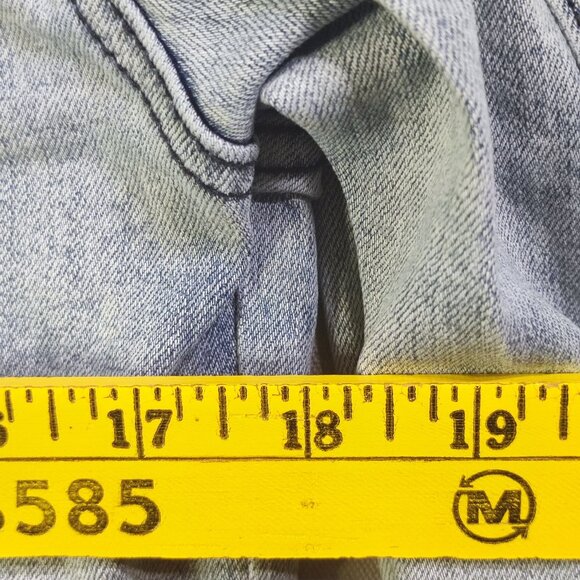 Guess Harold Hooded Denim Jacket youth size M hard washed blue - Picture 14 of 15